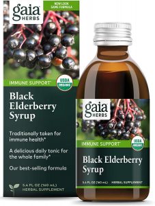 Gaia Herbs Black Organic Elderberry Syrup