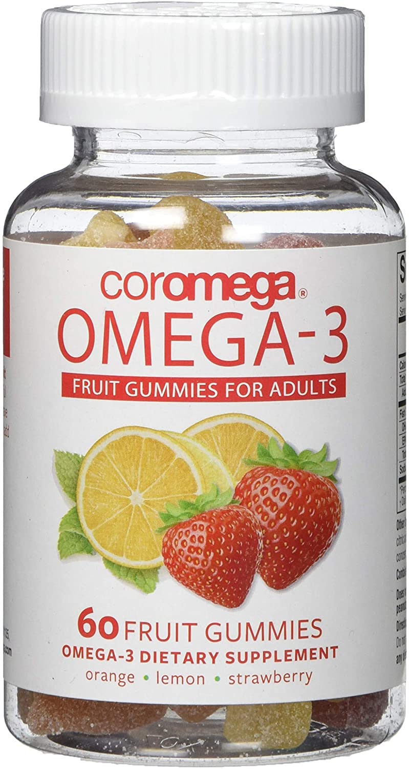 Coromega Omega 3 Fruit Gummies for Adults