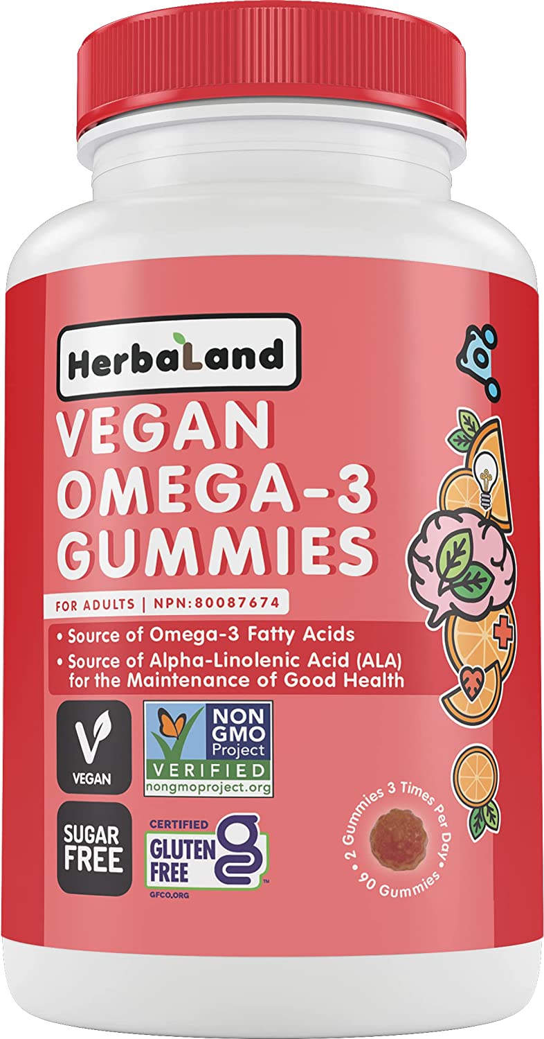 Herbaland Vegan Omega 3 Gummies