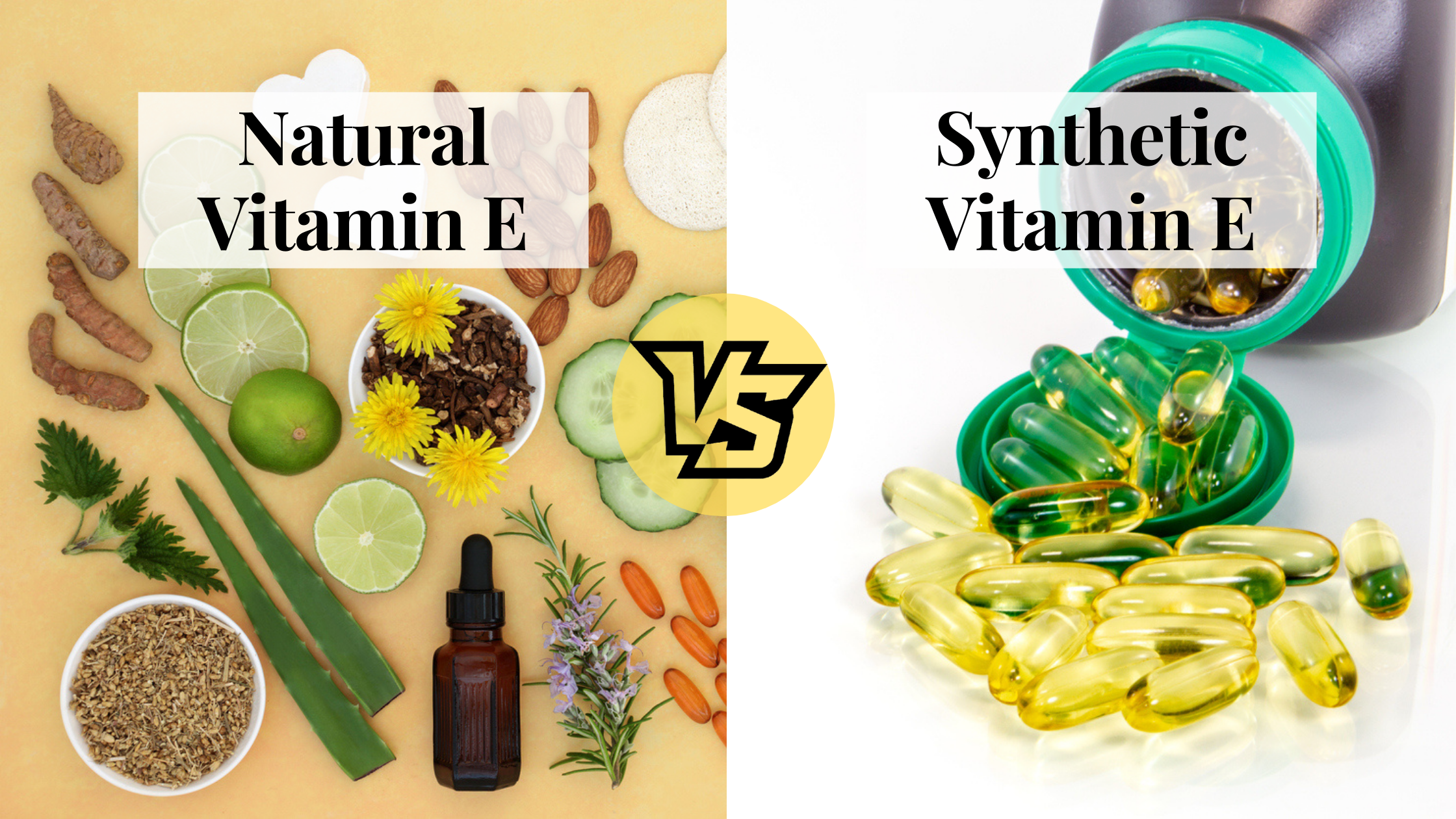 Natural Vs Synthetic Vitamin E