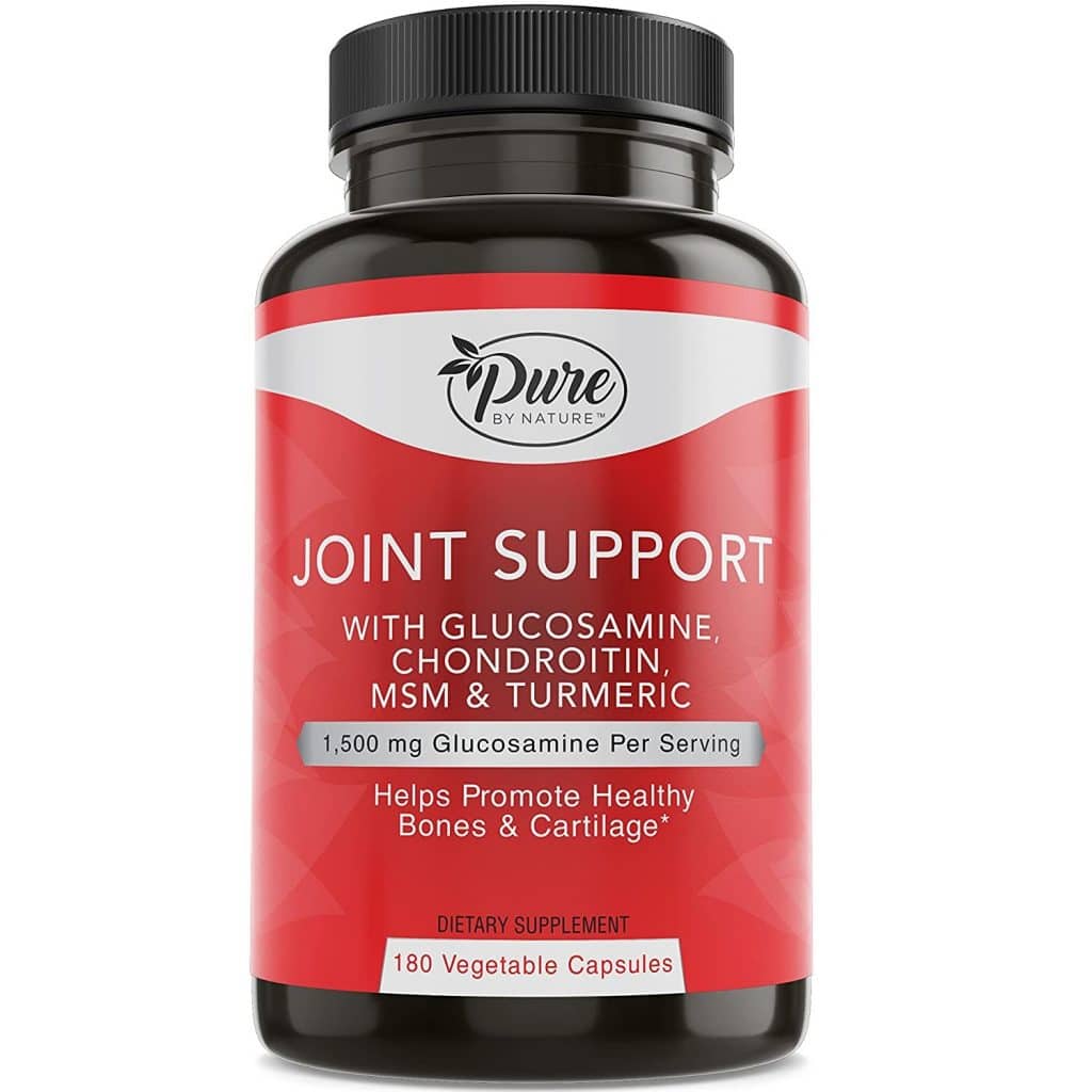 Pure By Nature Joint Support with Glucosamine, Chondroitin, MSM & Turmeric